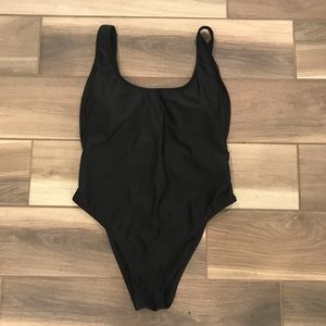 Black one piece